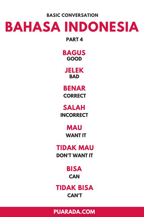Here Are Some Basic For Bahasa Indonesia This Is Specially For People Who Are Going To Travel