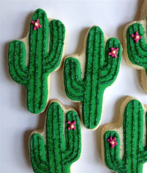 Cactus Cookies 1 Dozen By Hellobakery On Etsy 2600 Sugar Cookies