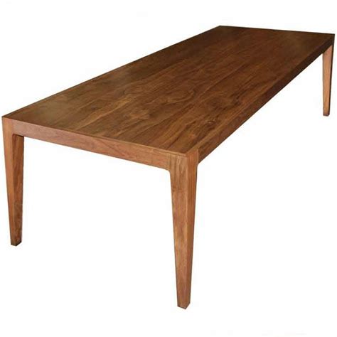 Parsons Table In Solid Bookmatched Walnut Made To Order By Petersen