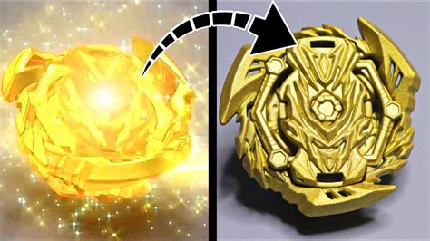 This bey is truly a nightmare for any opponent. ALL GOLD BEYBLADE! Shining Gold Slash Valkyrie IN REAL LIFE! | Custom Beyblade Burst GT - YouTube