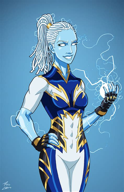 Lightning (Earth-27) commission by phil-cho on @DeviantArt | Superhero