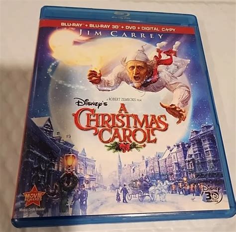 Disneys A Christmas Carol Blu Raydvd 2010 3 Disc Set 3d 749