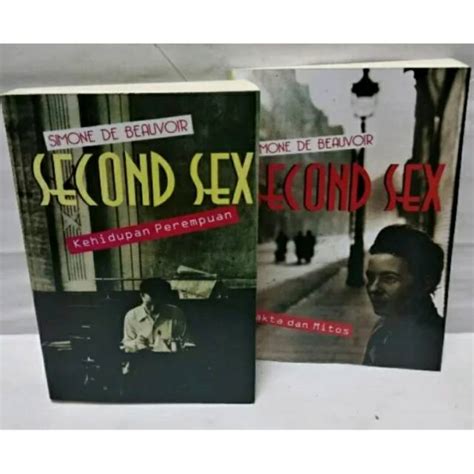 Jual Paket 2 Buku Second Sex Kehidupan Perempuan Fakta Dan Mitos Simone De Beauvoir Ori Shopee