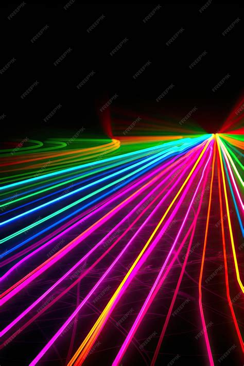 Premium Ai Image Neon Colors Wallpaper For A Cool And Vibrant Look