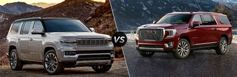 2022 Jeep Grand Wagoneer Vs 2021 Gmc Yukon