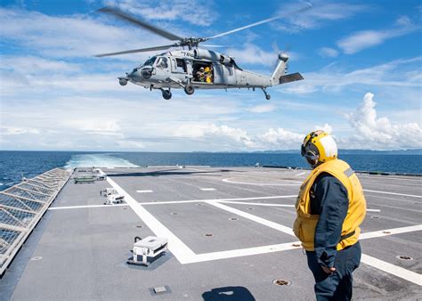 Dvids Images Uss Charleston Sailors Conduct Flight Operations