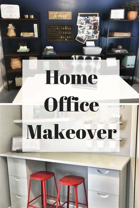 Home Office Makeover Before And After Office Makeover Home Office