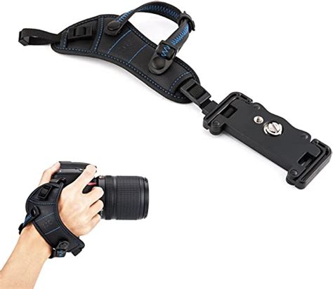 Jjc Hand Strap Wrist Strap Grip With U Type Plate For Dslr Camera Canon