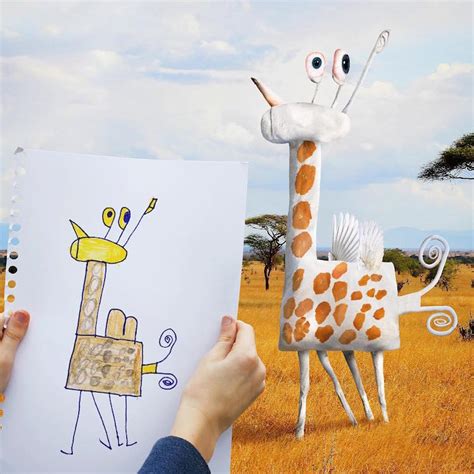 Artist Brings His Funny Kids Drawings To Life With Hilarious Digital Art