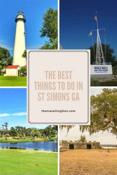 St Simons Island Is A Popular Destination For Those Looking To Get Away