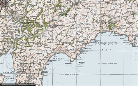 Old Maps Of Veryan Cornwall Francis Frith