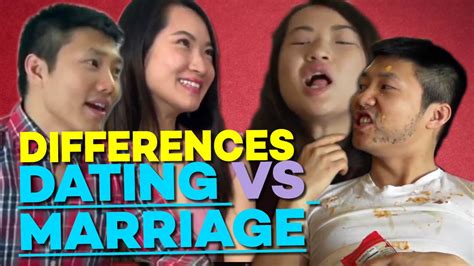 15 Differences Between Dating And Marriage Youtube