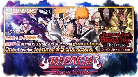 Manga Step Up Summons Bleach Brave Souls 100 Youtube