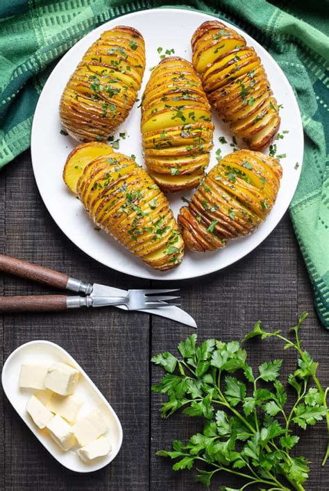 The Perfect Salty Crispy Roasted Hasselback Potatoes The Kitchen Magpie