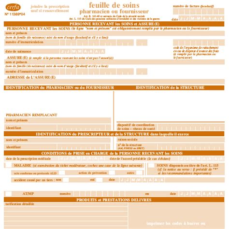Cerfa 6201 Feuille De Soins - Communauté MCMS™.