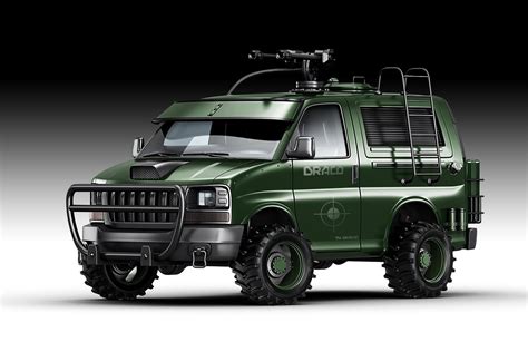 Security Van Jomar Machado Futuristic Cars Armored Vehicles Vehicles