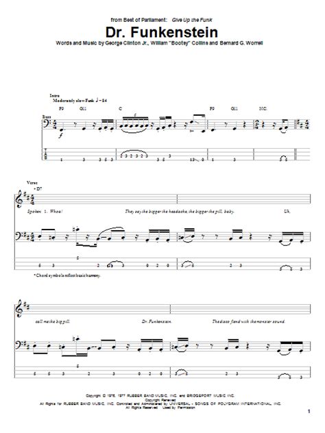 Maybe you would like to learn more about one of these? Dr. Funkenstein by Parliament - Bass Tab - Guitar Instructor