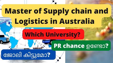 Master Of Supply Chain Shipping Logistics In Australia