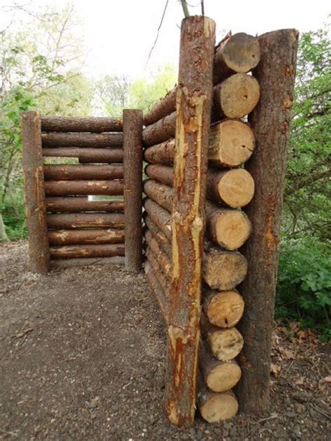 Build A Cordwood Fence For Yard Privacy