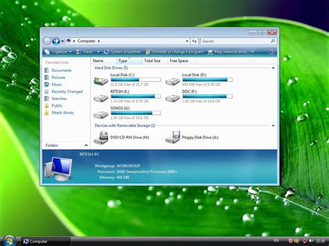 Windows 7 M1 Inspirat Shell By 24charlie On Deviantart
