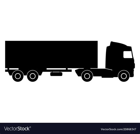 Truck Icon Royalty Free Vector Image Vectorstock