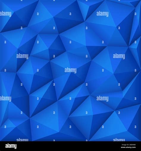 Blue Mosaic Polygon Triangular Vector Background Wallpaper Polygon