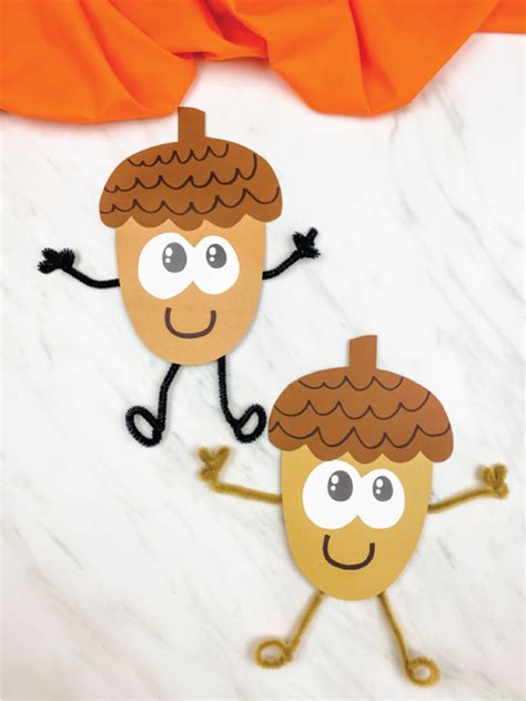 16 Easy Fall Crafts For Preschoolers Free Templates