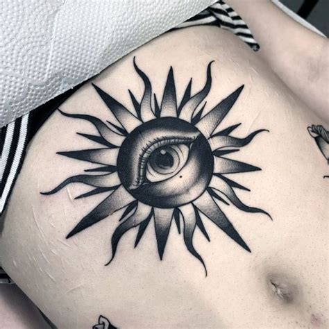 Top 100 Best Sun Tattoos For Women Ancient Light Designs