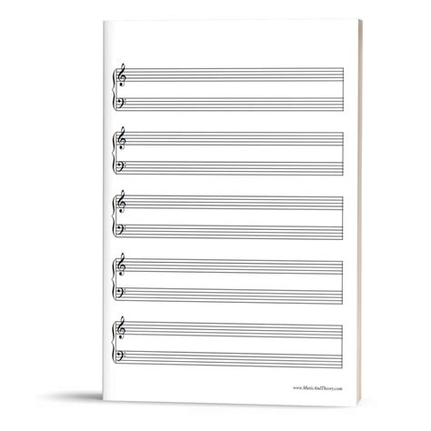 Free Grand Staff Manuscript Paper Music Staff Paper