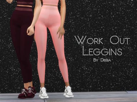 The Sims Resource Work Out Leggins