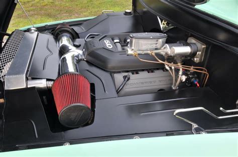 Engine Bay On A 56 Ford F100 Ford Engineering Crate Motors
