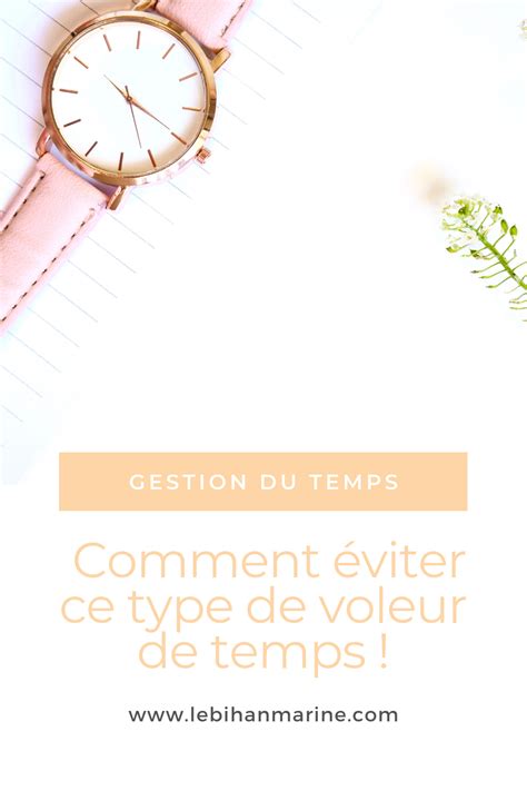 Gestion du temps  identifier les voleurs de temps pour mieux les