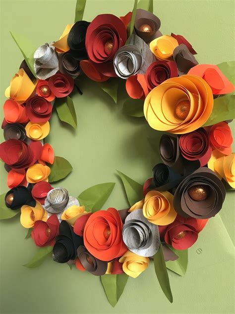 30 Toilet Paper Roll Wreath Craft ⋆ Paper Flower