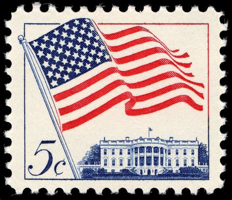 Fileamerican Flag 5c 1963 Issue Us Stamp Wikimedia Commons