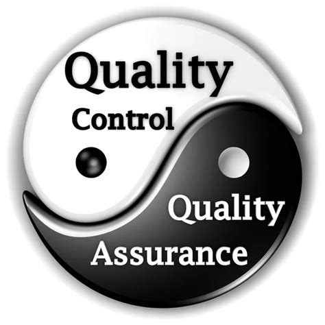 Quality Assurance And Quality Control Ying Yang — Stock Photo © Dtjs