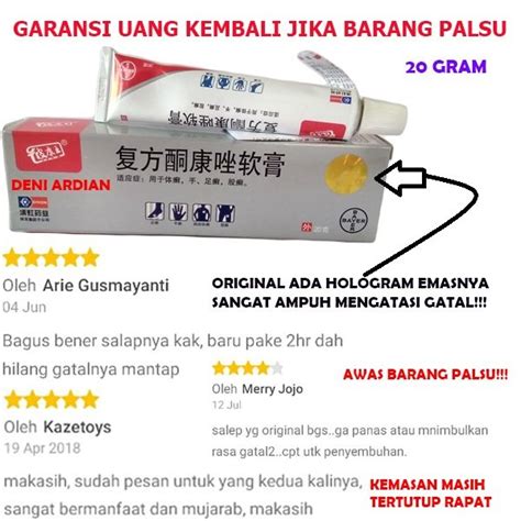 Jual Salep Original Pi Kang Wang 20 Gram Mengatasi Gatal Dan Panu Di