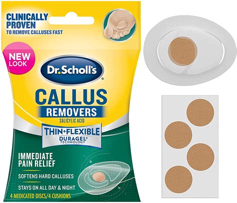 Dr Scholls Flexible Medicated Disc Callus Removers 4 Pack