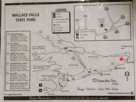 Wallace Falls State Park Map Cities And Towns Map
