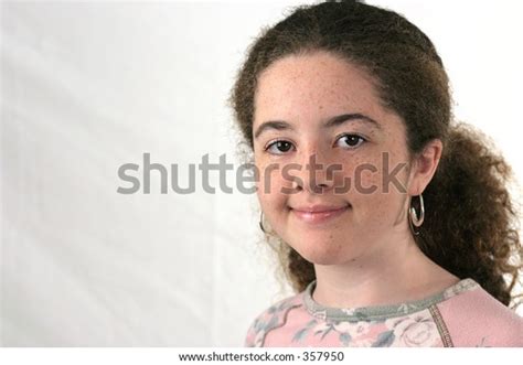 Teenaged Girl Looking Smart Confident Room Stock Photo 357950