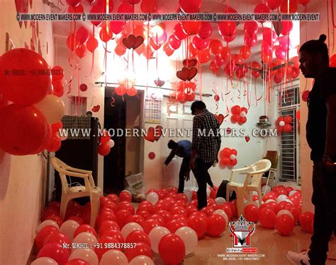 Book romantic surprises room home decor. Event Management Company| Balloon Decoration| Modern ...