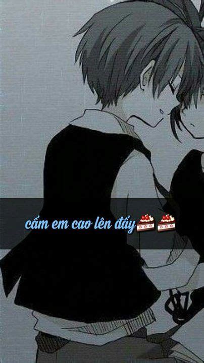 A Man And Woman Hugging Each Other With The Caption That Reads Cant Em Cau Len Day