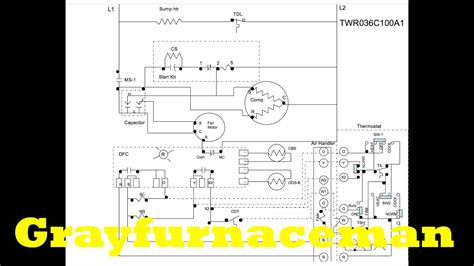 heat pump wiring diagram overview youtube