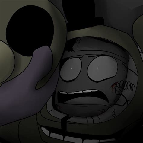 Mike The Security Guard Being Stuffed In A Suit Rebornica Fnaf
