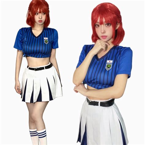 Holoun Blue Lock Anime Anri Teieri Cosplay Costume Cheerleaders T Party Shopee Philippines
