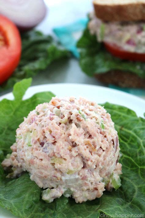 Most ham salad recipes use a grinder or food processor, but for this one, just finely chop all the ingredients before mixing it together. Ham Salad | Recipe | Ham salad, Ham salad recipes ...