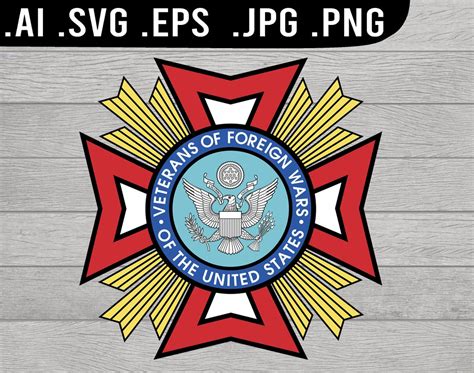 Vector File Vfw Insignia Logo Ai Svg Eps Included Etsy