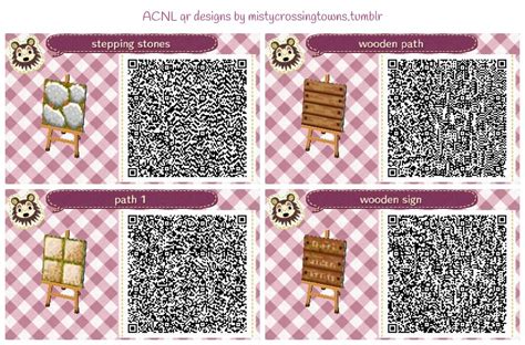 It's not something you'll unlock by talking to tom nook. qr codes for rustic acnl towns - stepping stones, stone ...