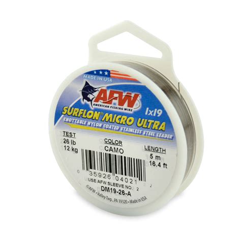 Afw Surflon Micro Ultra Nylon Coated Wire 1x19 West Lothian Angling