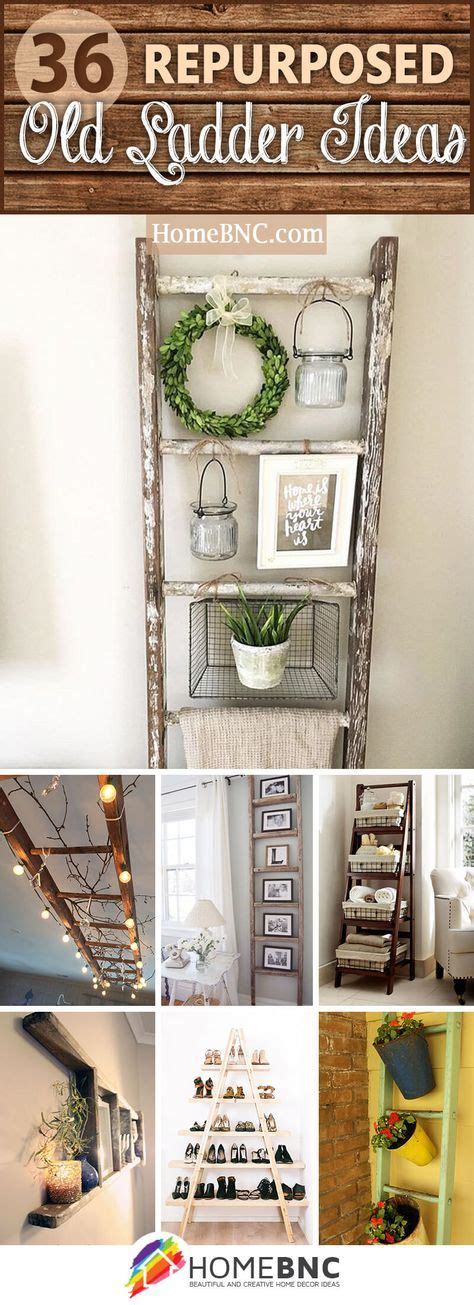 36 Best Repurposed Old Ladder Ideas And Designs For 2018 Repurposed