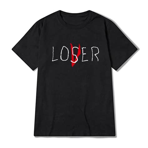 Pennywise Movie It Losers Club T Shirt Men Women Casual Cotton Short Sleeve Loser Lover It